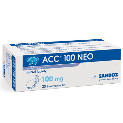 ACC 100 NEO 100 mg šumuvé tablety, 20 tablet