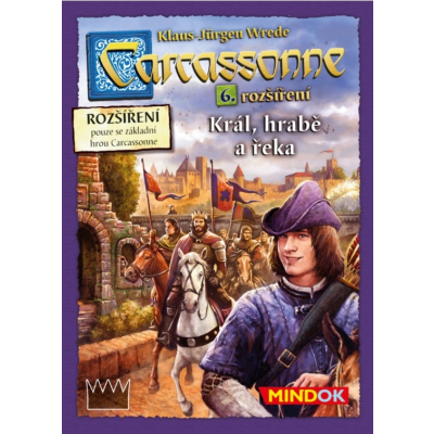 Mindok hra Carcassonne Král, hrabě a řeka - rozšíření 6