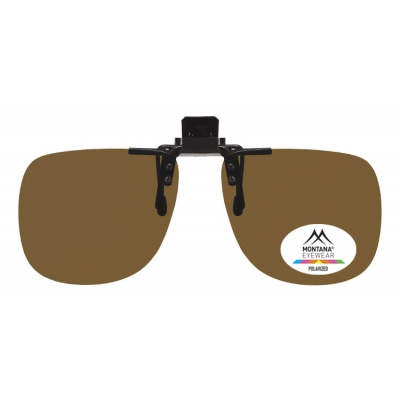 Montana Eyewear Polarizační sluneční klip na brýle 1969 více barev Barva: Hnědá