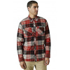 Fox Grainz Utility Flannel LS Red Clear M