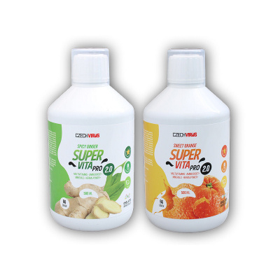 Czech Virus Supervita PRO V2.0 500ml spicy ginger + volitelný dárek