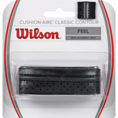 Tenisová omotávka Wilson Cushion-Aire Classic Contour grip černá