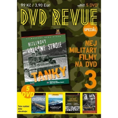 DVD Revue speciál 3: Letadlová loď Enterprise 3, Souboj vojevůdců 3, Letadlová loď - Pevnost na moři, Hitlerovy válečné stroje: Tanky a Uloupená…