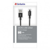 Verbatim USB kabel (2.0) USB A samec - microUSB samec 1m černý reversible 48863 box