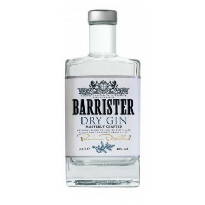 Barrister Dry Gin 0,7l 40% (holá láhev)