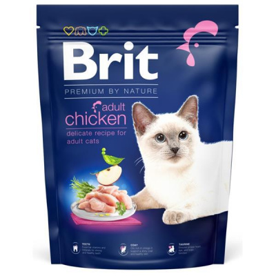 VAFO PRAHA, s.r.o. Brit Premium by Nature Cat Adult Chicken 300 g