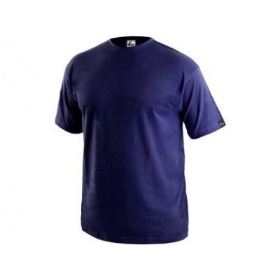 Tričko CXS DANIEL, krátký rukáv, tmavě modré 2XL