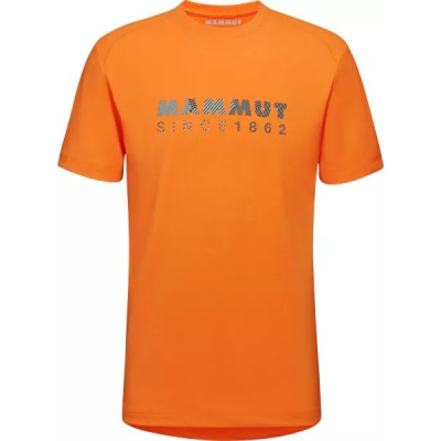 Mammut Trovat T-Shirt Men Logo Barva: Oranžová - DARK TANGERI, Velikost: M