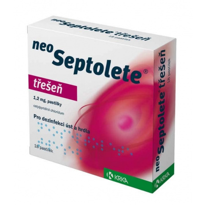 Neoseptolete Třešeň 18 pastilek