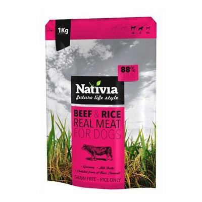 Nativia Real Meat Beef&Rice 1kg
