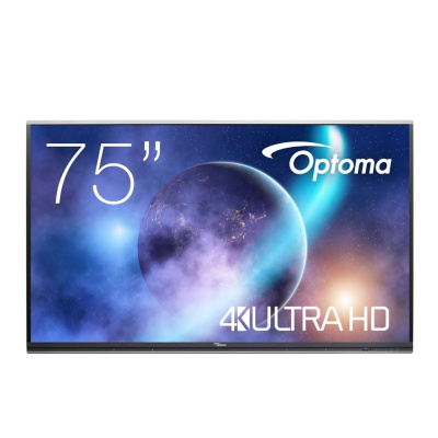 Optoma 5752RK+ IFPD 75" - interaktivní dotykový, 4K UHD, multidotyk 40prstu, Android 11, 8GB RAM / 64GB ROM H1F0C0KBW101