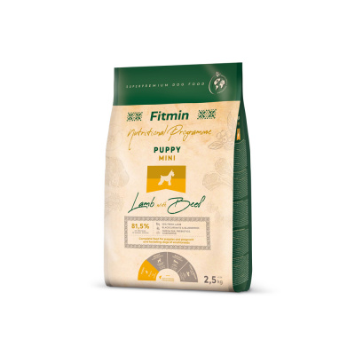 Fitmin Mini Puppy Lamb with Beef krmivo pro štěňata 2,5 kg