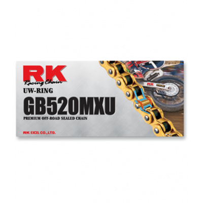 Moto řetěz RK MXU Honda XL 125 V Varadero 2001 - 2013 UW-Kroužek zlatý 110 čl.