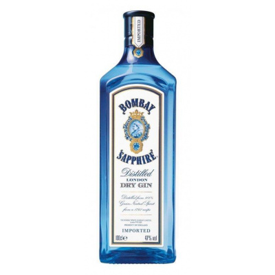 Bombay Sapphire 47% 1 l (holá láhev)