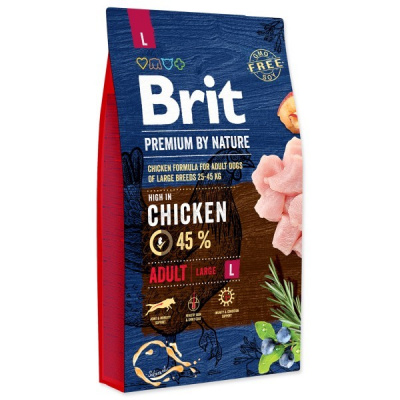 BRIT Premium by Nature Adult L - 8 kg