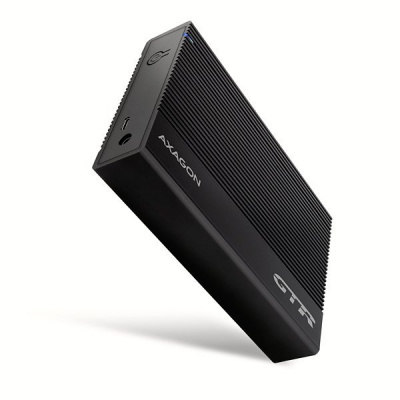 AXAGON EE35-GTR, USB-C 5Gbps - SATA 6G 3.5" RIBBED box, černý EE35-GTR