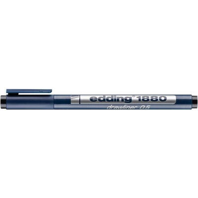 EDDING Liner 1880, černá, 0,5mm, EDDING 27527