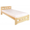 Drewmax Dřevěná postel 80x200 LK145 (barva: borovice)