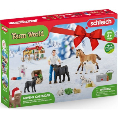 Schleich® 98643 Adventní kalendář Domácí zvířata 2022