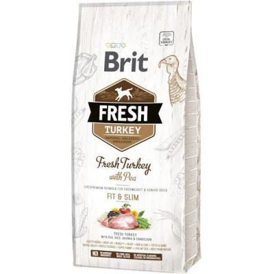 VAFO PRAHA, s.r.o. Brit Fresh Light Fit & Slim Turkey with Pea 12 kg