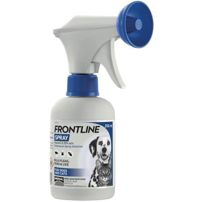 Boehringer Ingelheim Vetmedica GmbH Frontline spray 250ml pro psy a kočky, antiparazitikum