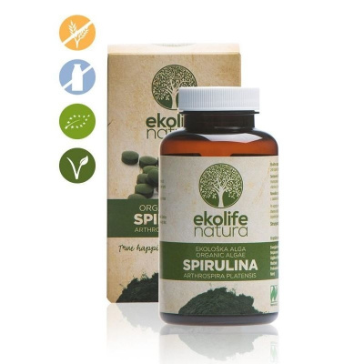 EKOLIFE NATURA Algae Spirulina Organic 240 tablet (Bio řasa spirullina)