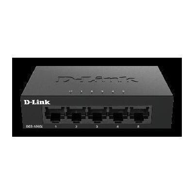 D-LINK D-Link DGS-105GL Kovový 5-portový Gigabit stolní switch DGS-105GL/E