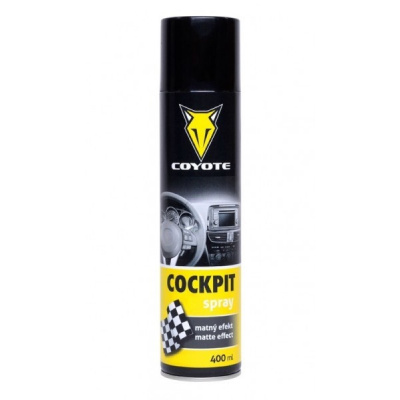 Cockpit spray - 400ml - matný efekt - COYOTE