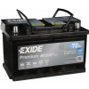 Exide Premium Carbon Boost 12V 72Ah, 720A, EA722, pravá