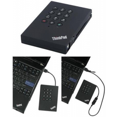 633135 - Lenovo disk ThinkPad HDD USB 3.0 Portable Secure 500GB Hard Drive - 2,5-quot; - 0A65619