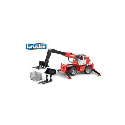 BRUDER 2129 Manitou teleskopický nakladač 