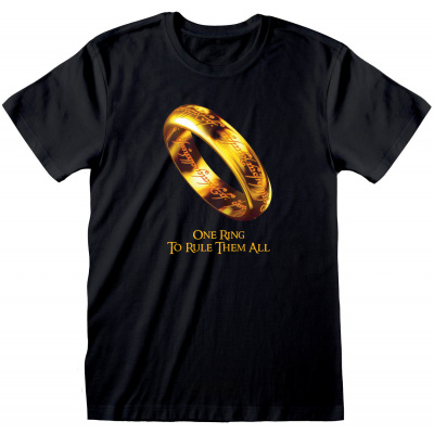 TRIČKO PÁNSKÉ|LORD OF THE RINGS Velikost: M ONE RING TO RULE THEM ALL