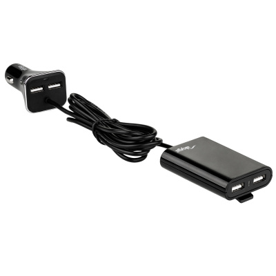 AKYGA Automobilový napájecí zdroj USB A zásuvka x4 5V/2,1A,5V/2,4A