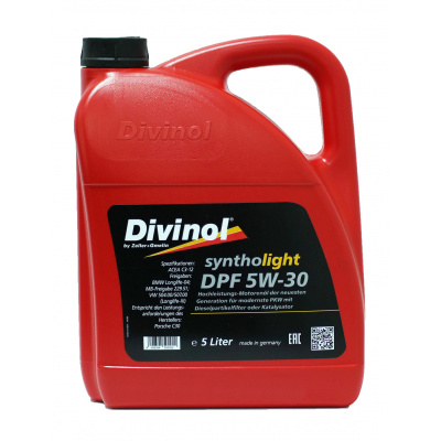 Divinol 0491 Syntholight DPF 5W-30, 5 L