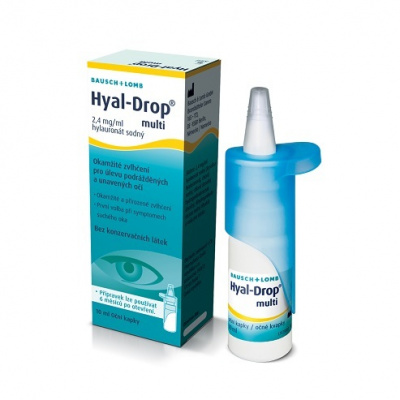 Bausch + Lomb Oční kapky Hyal-Drop Multi 10 ml