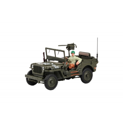 Abrex Cararama - Ton Military Vehicle With Gun - US Version 2