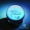 3D Horovo oko v kouli 100 mm (Laserovaný 3D objekt v křišťálové kouli 100 mm - Horovo oko)