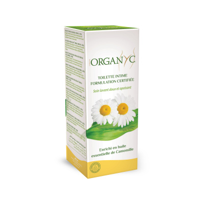 Organyc bio sprchový gel pro citlivou pokožku a intimní hygienu s heřmánkem, 250 ml velikost balení: kusové balení