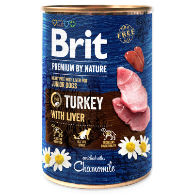 BRIT Premium by Nature Turkey with Liver váha: 400 g
