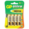 GP Batteries Alkalická baterie AA, LR6, tužka, blistr 4 GP Ultra Alkaline