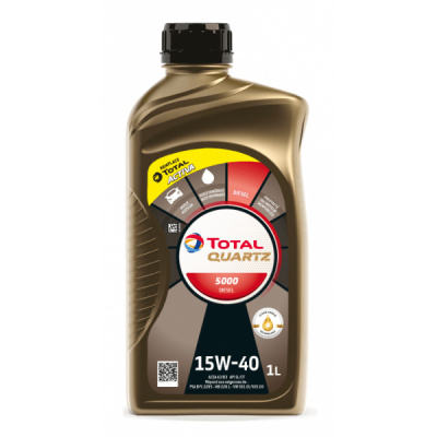 Total Quartz 5000 Diesel 15W-40 1L