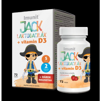 Imunit Laktobacily Jack Lactobacilák 72 tablet