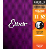 Elixir 16027 Acoustic NANOWEB Phosphor Bronze Custom Light 011"- 052"