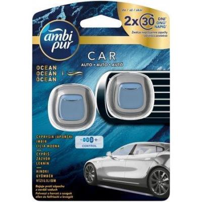 AmbiPur Car Osvěžovač Jaguar Ocean Mist, 2 x 2 ml