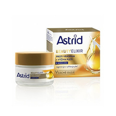 Astrid Vyživující noční krém proti vráskám Beauty Elixir 50 ml woman