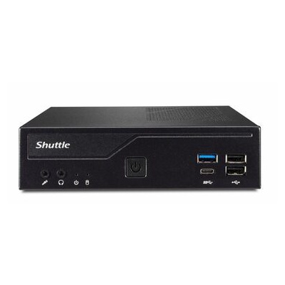 Shuttle XPC slim Barebone DH610S černá / Bez CPU (LGA1700/Alder Lake-S) / 2xDDR4 / 1xSATA / 1x M.2 / 1xLAN / Bez OS (DH610S)