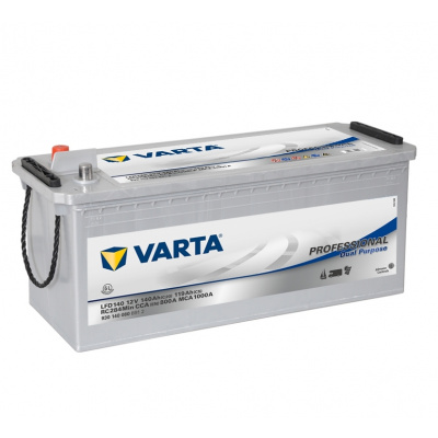 Varta Professional DC 12V 140Ah 800A, 930 140 080, LFD140 česká distribuce, připravena k použití