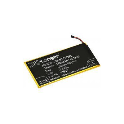 Powery Baterie Motorola HG30 2700mAh Li-Pol 3,8V - neoriginální