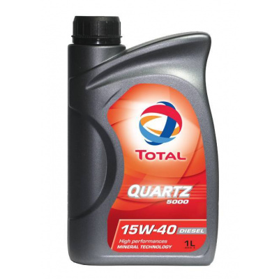 Motorový olej Total QUARTZ 5000 Diesel 15W-40, 1L