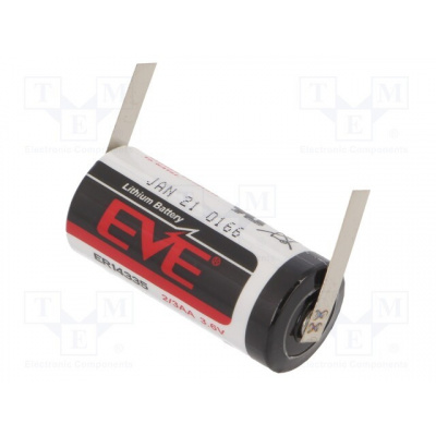 EVE ER14250T speciální typ baterie 1/2 AA pájecí špička ve tvaru U lithiová  3.6 V 1200 mAh 1 ks